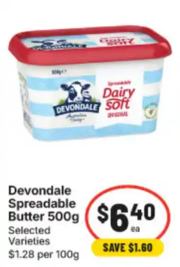 IGA Devondale Spreadable Butter offer