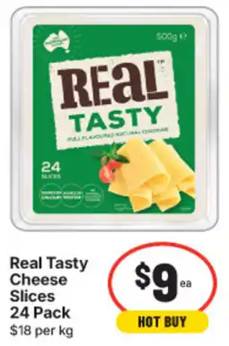 IGA Real Tasty Cheese Slices offer