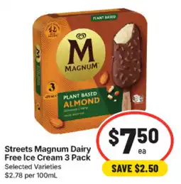IGA Streets Magnum Dairy Free Ice Cream offer