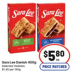 IGA Sara Lee Danish Selected Varieties offer