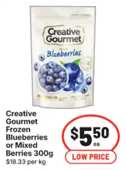 IGA Creative Gourmet Frozen Blueberries offer