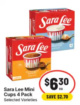 IGA Sara Lee Mini Cups offer