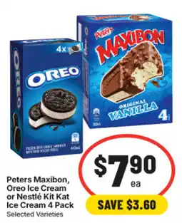 IGA Peters Maxibon Oreo Ice Cream offer