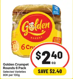 IGA Golden Crumpet Rounds offer