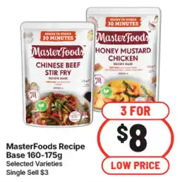 IGA MasterFoods Recipe Base offer