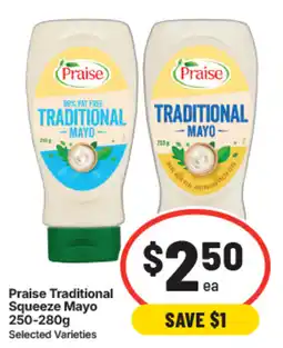 IGA Praise Traditional Squeeze Mayo offer