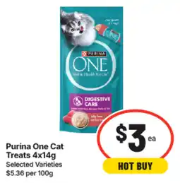 IGA Purina One Cat Treats offer