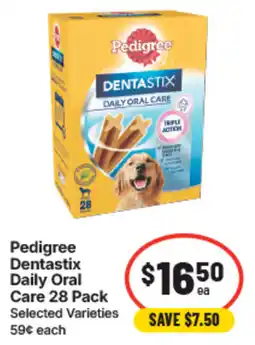 IGA Pedigree Dentastix Daily Oral Care offer