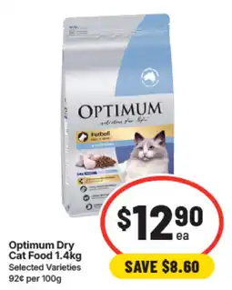 IGA Optimum Dry Cat Food offer