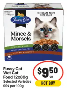 IGA Fussy Cat Wet Cat Food offer