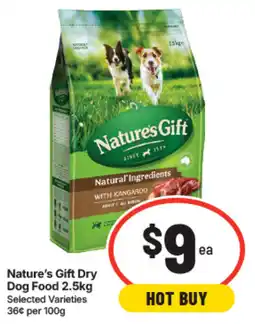 IGA Nature's Gift Dry Dog Food offer