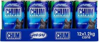 BIG W Chum Adult Dog Food 12 x 1.2kg - Lamb offer