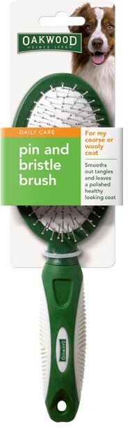 BIG W Oakwood Pin & Bristle Brush offer