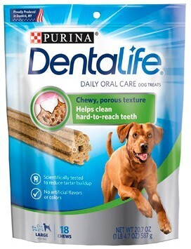BIG W Purina Dentalife Daily Oral Care Large Dog Treats 587g offer
