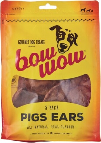 Bow Wow Pigs Ears 5 Pack