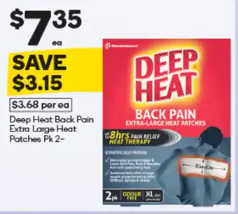 Deep Heat Back Pain Extra Large Heat Patches