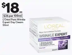 Woolworths L'Oréal Paris Wrinkle Expert Day Cream offer