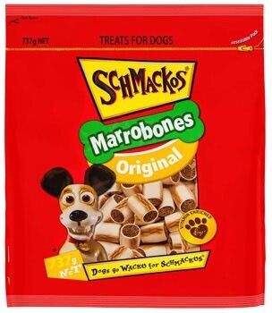 BIG W Schmackos Marrobones 737g offer
