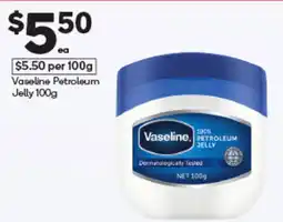 Woolworths Vaseline Petroleum Jelly offer