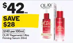 Woolworths Olay Regenerist Ultra Firming Serum offer