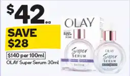 Woolworths Olay Super Serum offer