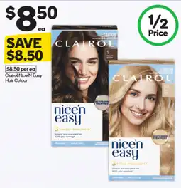 Woolworths Clairol Nice'N Easy Hair Colour offer