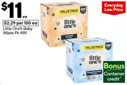 Woolworths Little One's Baby Wipes offer