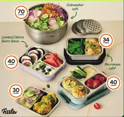 Woolworths Limited Edition Bento Boxes Fissler offer