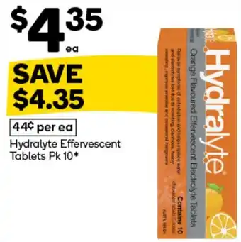 Hydralyte Effervescent Electrolyte Tablets