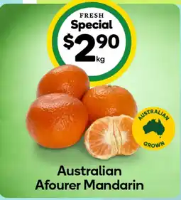 Woolworths Australian Afourer Mandarin offer