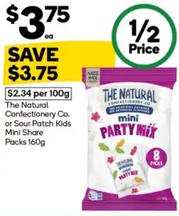 Woolworths The Natural Confectionery Co. mini Party Mix offer