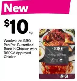 Woolworths Woolworths BBQ Peri Peri Butterflyed Bone in Chicken offer