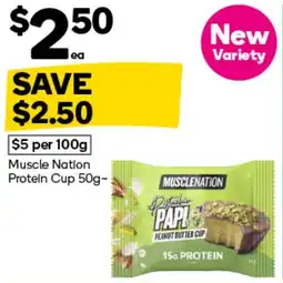 Woolworths Muscle Nation Protein Cup offer