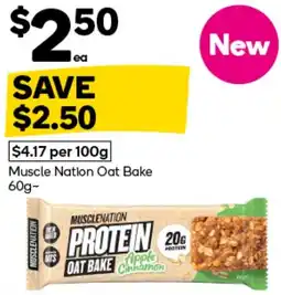 Woolworths Muscle Nation Oat Bake offer