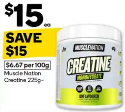 Woolworths Muscle Nation Creatine offer