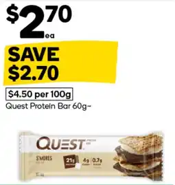 Woolworths Quest Protein Bar offer