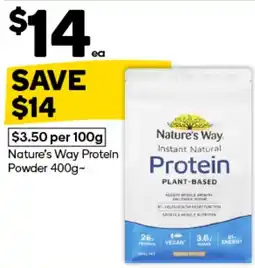 Woolworths Nature's Way Instant Natural Protein offer