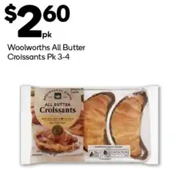 Woolworths Woolworths All Butter Croissants offer