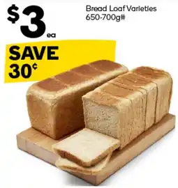 Woolworths Bread Loaf Varieties offer