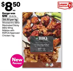 Woolworths Woolworths BBQ Marinated Sticky BBQ Wing Nibbles offer