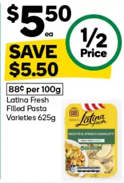 Woolworths Latina Fresh Filled Pasta Varieties offer