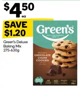 Woolworths Green's Deluxe Chocolate Chunk Cookies offer
