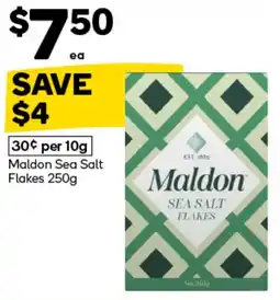Woolworths Maldon Sea Salt Flakes offer