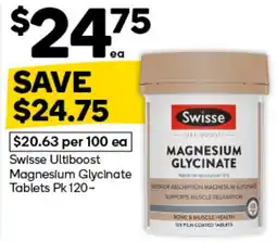 Woolworths Swisse Ultiboot Magnesium Glycinate offer