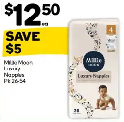 Woolworths Millie Moon Luxury Nappies offer