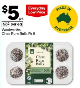 Woolworths Woolworths Choc Rum Balls offer