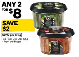 Woolworths Red Rock Deli Dips offer