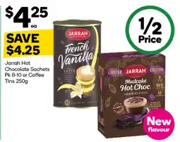 Woolworths Jarrah Hot Chocolate Sachets offer