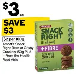 Woolworths Arnott's Snack Right Bites offer