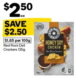 Woolworths Red Rock Deli Crackers offer